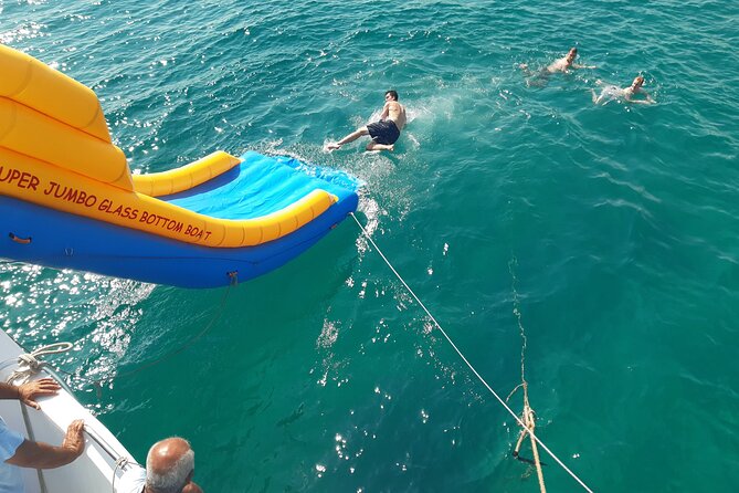 2.5 hour Glass Bottom Boat Trip, Snorkeling, Sliding and Fun - How the Glass-Bottom Experience Really Feels