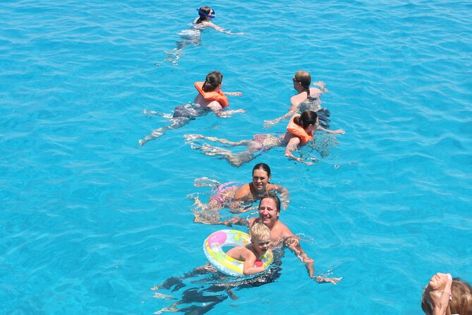 APHRODITE II -LAZY DAY CRUISE-BLUE LAGOON,TURTLE COVE, with LUNCH - Blue Lagoon Swim Stop: Steps, Jumps, and Turtle Chances