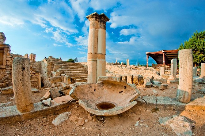 Aphrodite's Birthplace, Lefkara & Kourion Day Trip from Paphos - Stop 4: Kourion Archaeological Park Above the Mediterranean Sea