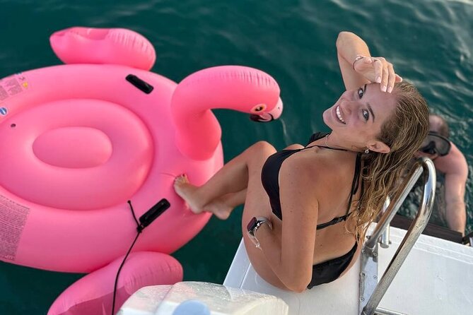 Ayia Napa: Sunset Catamaran Cruise with Lunch & Open Bar - Getting on board at Riva Beachouse, and what comfort actually means here