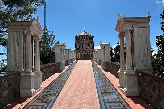 Best of Troodos Mountains & Villages tour from Limassol - Omodos village: Holy Cross church, traditional coffee, and craft browsing