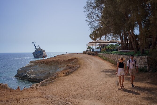 Blue Lagoon (Akamas) Bus & Boat Tour with Water Slide from Paphos - Entering The Blue Lagoon From Paphos, Not From Nowhere
