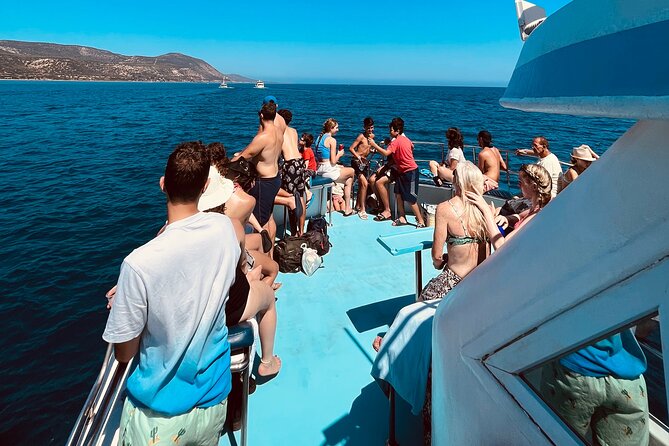 Blue Lagoon cruise: giant slide, music & Paphos hotel transfers - Akamas Peninsula stops: Baths of Aphrodite and the myth scenery