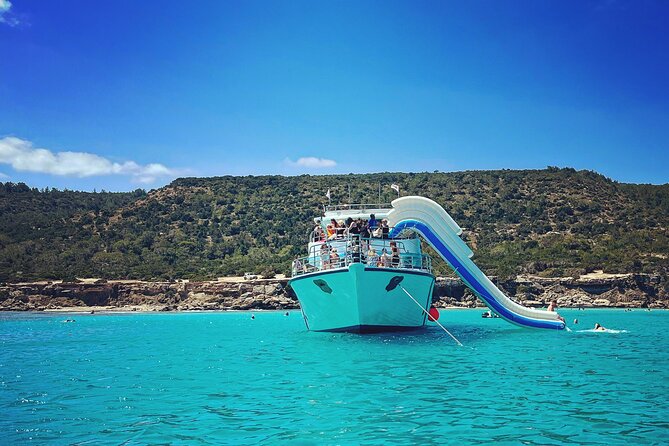 Blue Lagoon trip with slide & music departing from Latchi harbour - Latchi Harbour start: the feeling of a real coastal departure