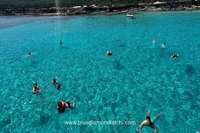 Blue Lagoon trip with slide & music departing from Latchi harbour - Price and value: why $30.04 can make sense