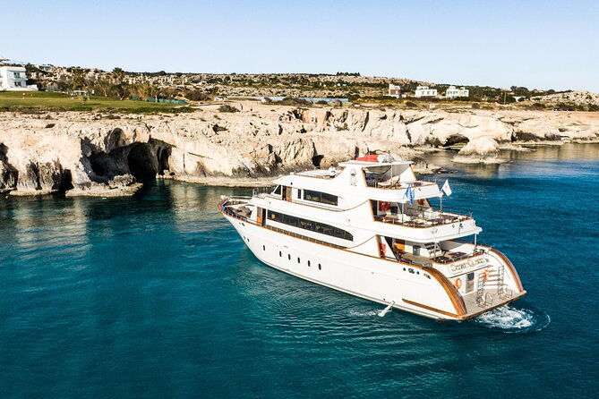 Cruise with lunch & Swimming Stops on Ayia Napa's biggest boat - Key highlights to know before you go