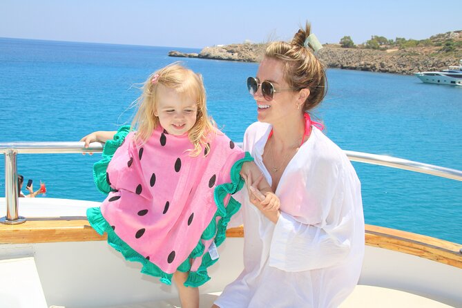 Cruise with lunch & Swimming Stops on Ayia Napa's biggest boat - Blue Lagoon swim stop: 30 minutes in the famous water