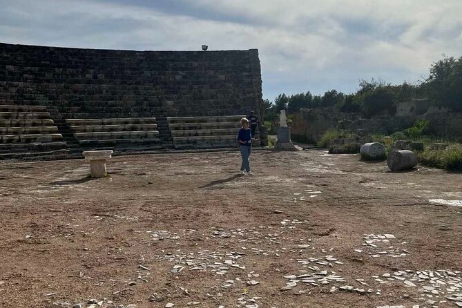 Day Tour to Famagusta, Ghost Town & Ancient Salamis - Salamis Ruins: amphitheater sightlines and the Roman-to-Byzantine feel