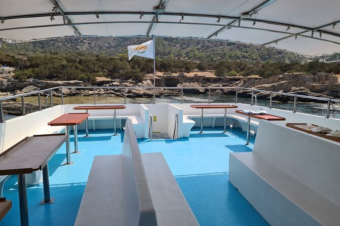 Demetris Chara Boat/Blue Lagoon boat trips with BBQ and SLIDE - The coast cruise before the lagoon, views without the pressure