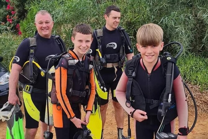 First Time Scuba Dive Adventure, Makronissos, Ayia Napa - Theory first: signals, equipment, aquatic life, and safety basics