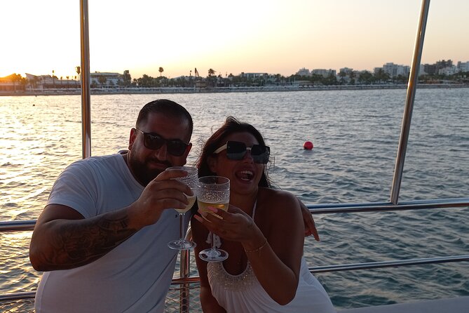 Larnaca Sunset Cruise with Unlimited Beers & Wine - A 90-minute Larnaca sunset cruise that stays simple