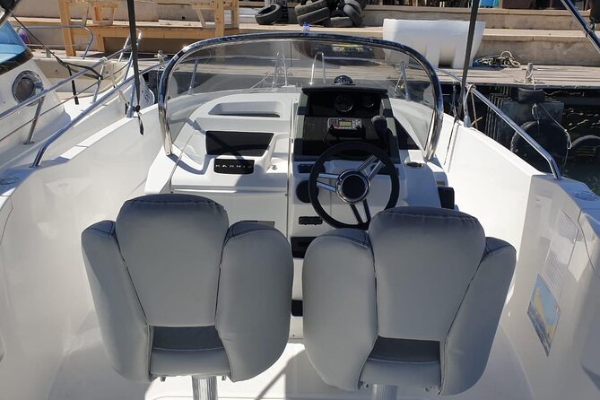 Luxury Karnic SL701 Boat with driver to Blue Lagoon & more - From Latchi Harbour to the Akamas coast: how the outing runs