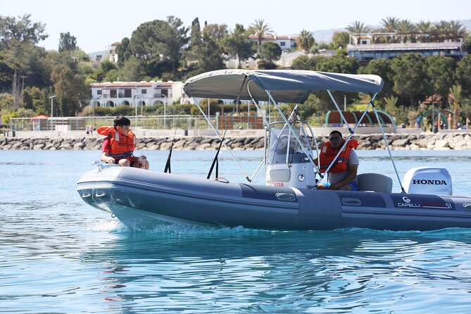 No Licence Private Self Drive Boat to Blue Lagoon +masks&snorkels - On-Board Comfort: Shade, Cool Drinks, and Simple Entertaining