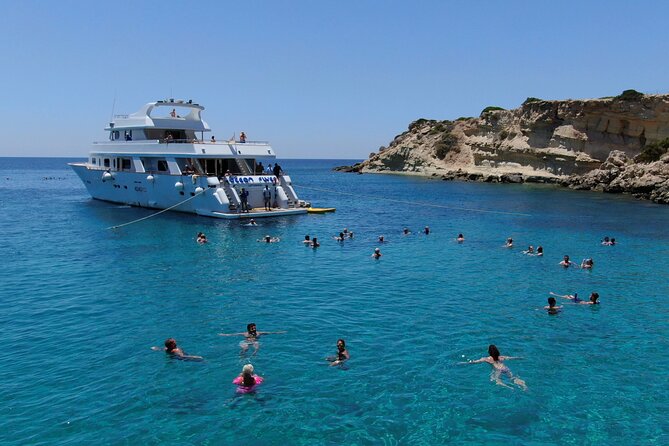 Ocean Flyer VIP Cruise from Paphos Adults Only - Cruising the West Coast: Paphos harbour, Corallia Bay, sea caves, and St George’s Island