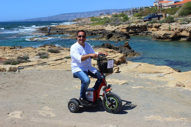Paphos Electric Scooter Rental - Coastal Path Day Mode: Easy Scenic Riding for a Whole Morning