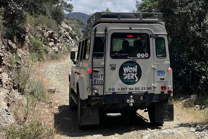 Paphos - Troodos Mountains: To the highest peaks. - Morning pickup in a 110 Land Rover Defender