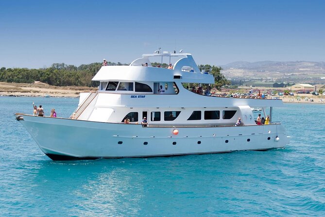 Sea Star Full Day Blue Lagoon Cruise from Paphos - Coral Bay swim stop: use your hour smart