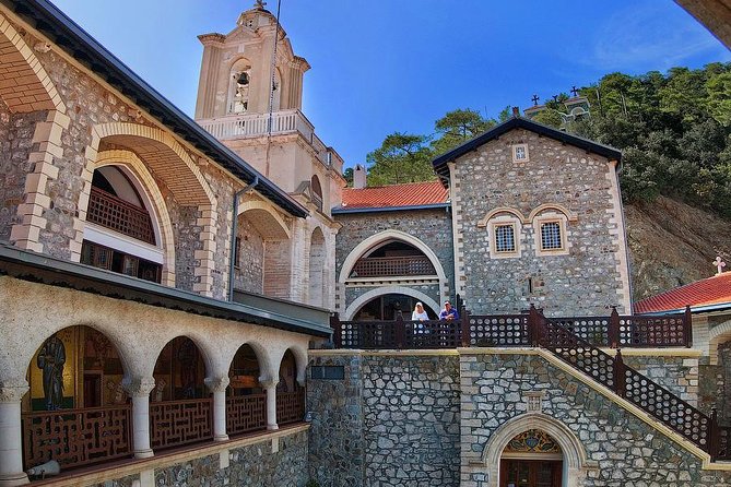 Troodos Peaks & Mountain Flavors Day Tour from Paphos - Omodos village and Timios Stavros Monastery: wine country feel and bakery stops