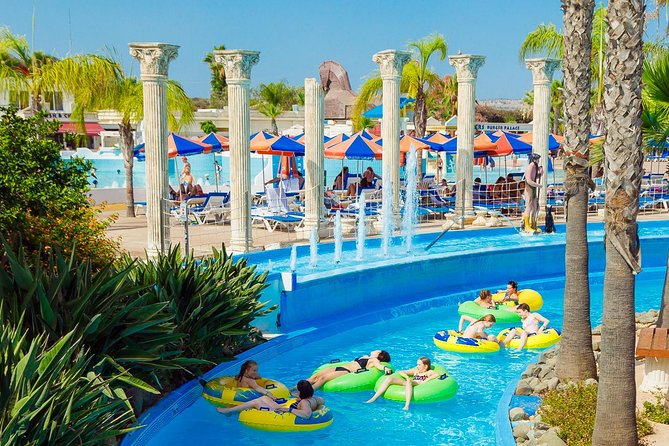 WaterWorld Themed WaterPark Admission Ticket in Ayia Napa - Calm Time: Lazy River, Wave Pools, and Jacuzzi Breaks