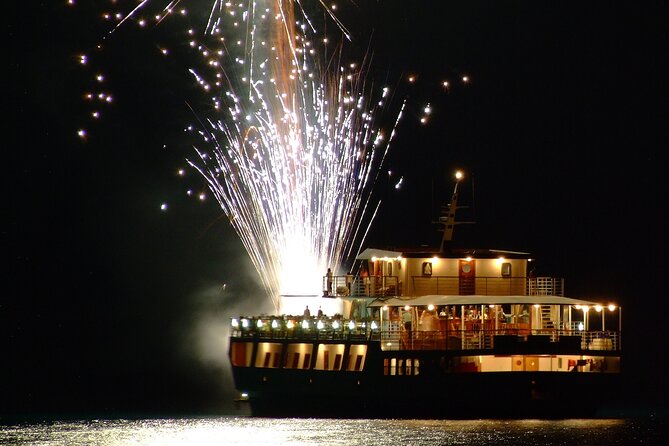 Wave Dancer Deluxe Night Cruise with Fireworks - Adults Only - Live Music and the Exclusive Dancing Show With Acrobatics and an Aerialist