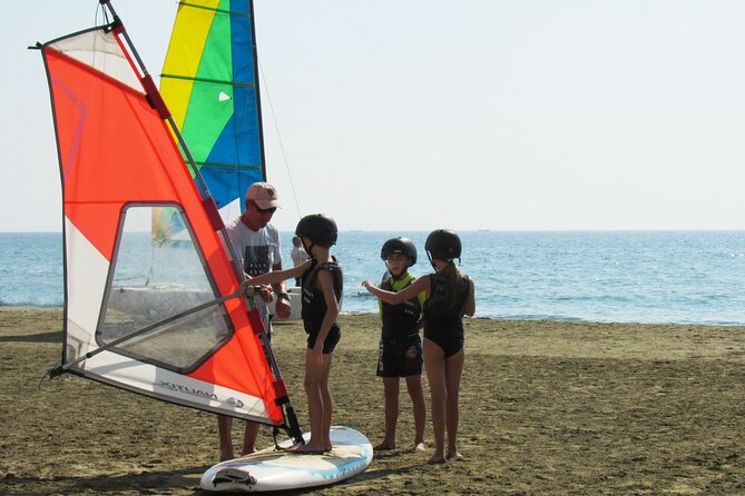 Windsurfing Lesson in Cyprus - What Happens Before You Sail: Beach Simulation and Safety